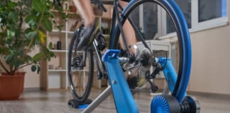 Bicycle Stationary Conversion for Indoor Cycling